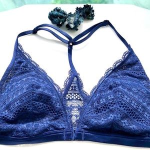 Small Blue Laced Bra